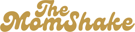 Gold 'The MomShake' Logo 